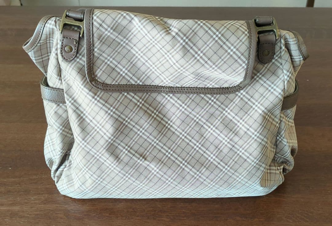 BURBERRY BLUELABELチェック柄ハンドバッグ