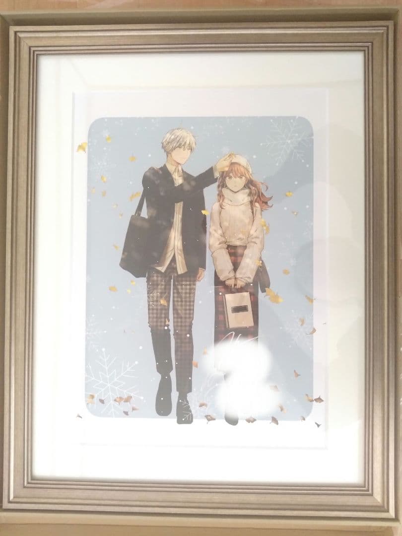 【美品】氷属性男子とクールな同僚女子 殿ヶ谷美由記 直筆サイン入り　複製原画