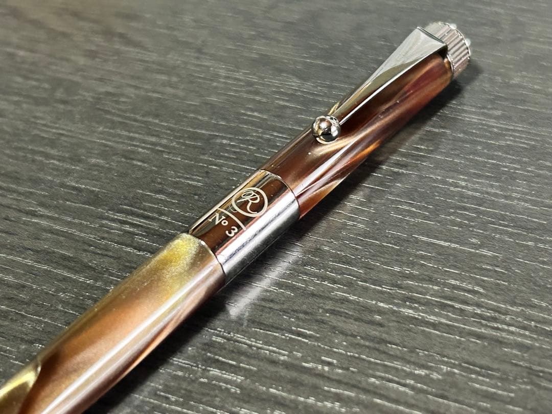 ロメオ 伊東屋 ROMEO Ｎｏ．３ボールペン 細軸イタリアン グレー