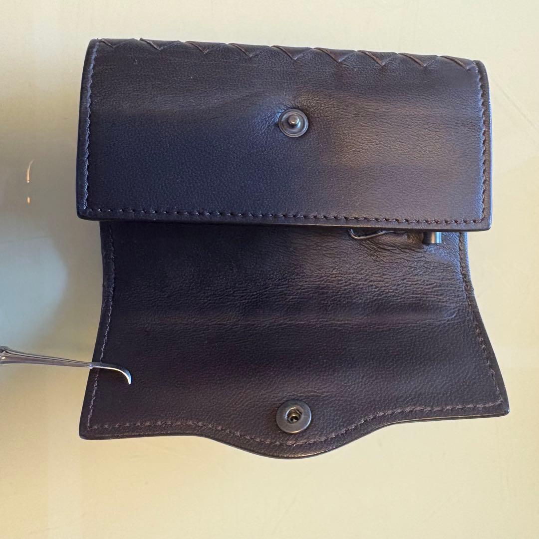 Bottega Veneta ブラウンレザーキーケース