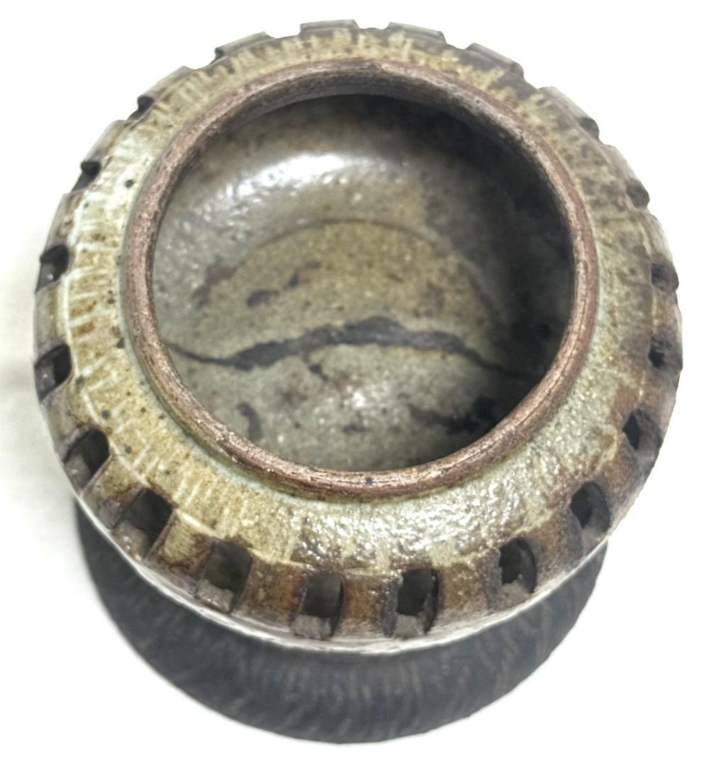 飴釉 古香炉 時代物 古美術 ウブ品 入手困難 骨董 旧家蔵出しWWTT168