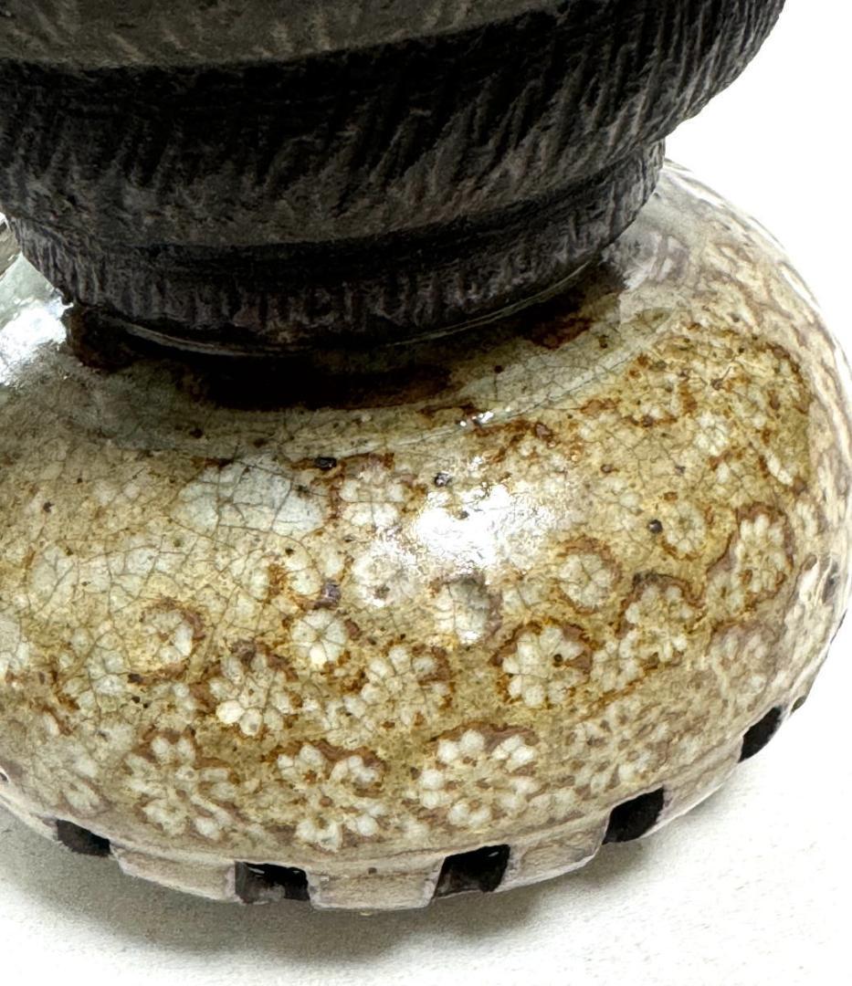 飴釉 古香炉 時代物 古美術 ウブ品 入手困難 骨董 旧家蔵出しWWTT168