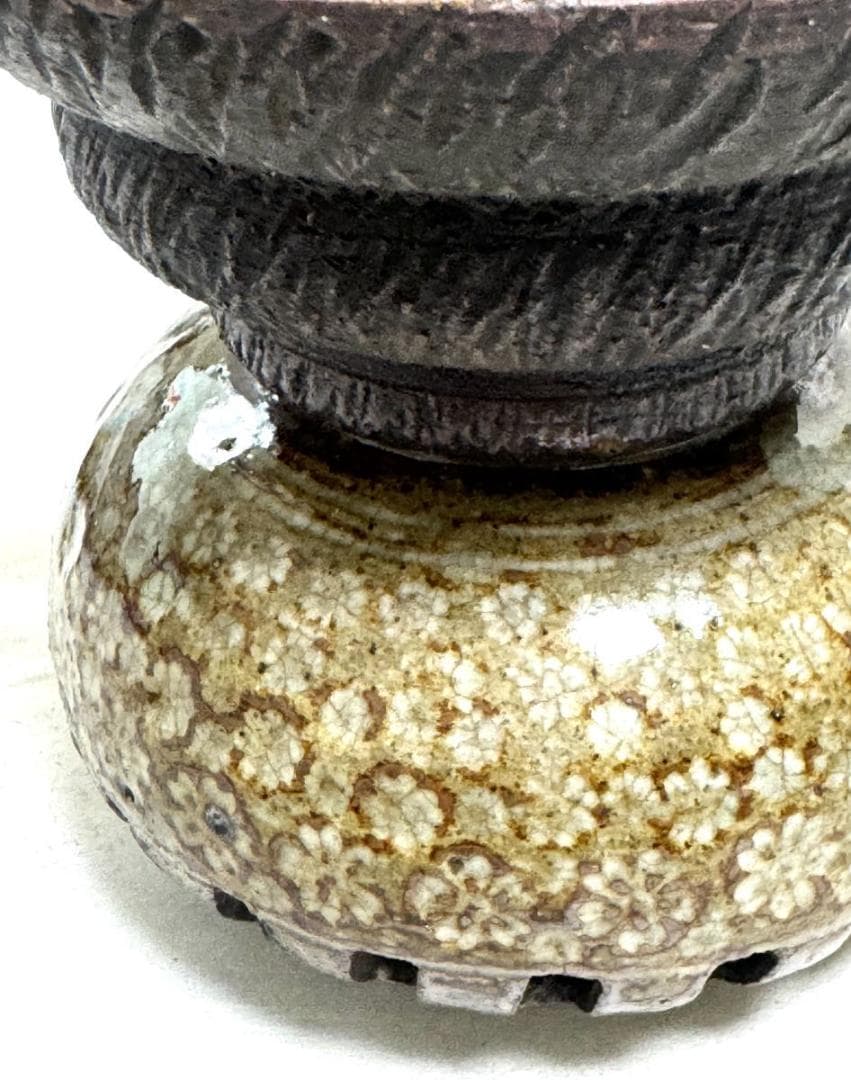 飴釉 古香炉 時代物 古美術 ウブ品 入手困難 骨董 旧家蔵出しWWTT168