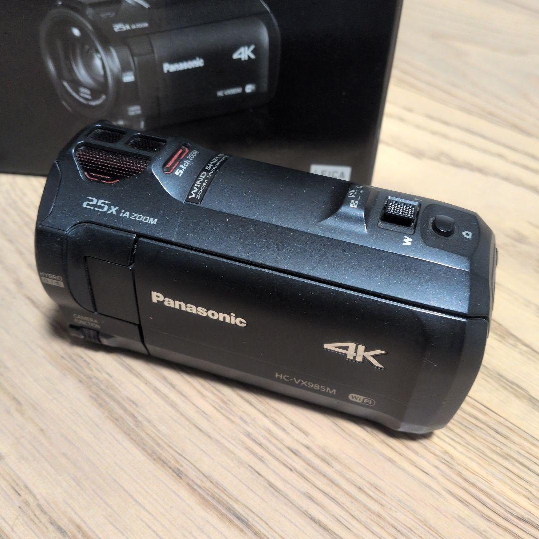 Panasonic 4Kビデオカメラ HC-VX985M ブラック:注意事項あり