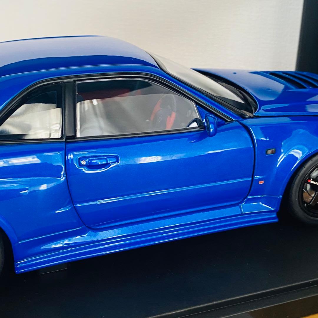 Nismo R34 スカイラインGT-R Z-tune ミニカー 1/18