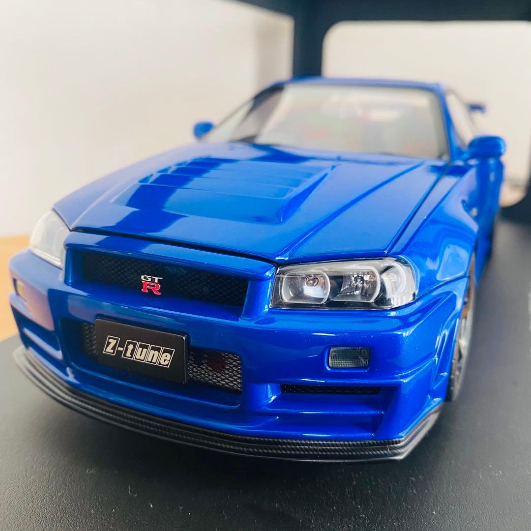 Nismo R34 スカイラインGT-R Z-tune ミニカー 1/18