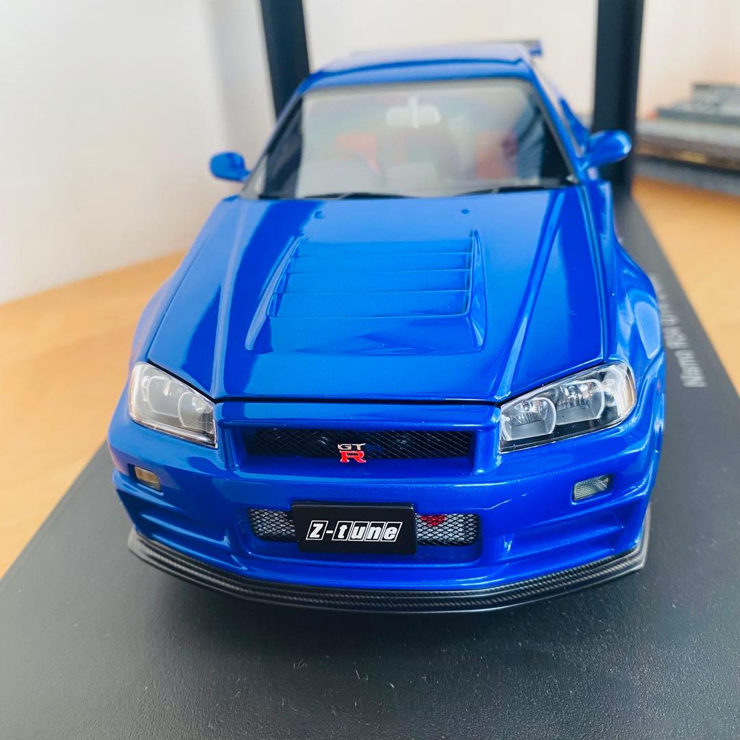 Nismo R34 スカイラインGT-R Z-tune ミニカー 1/18