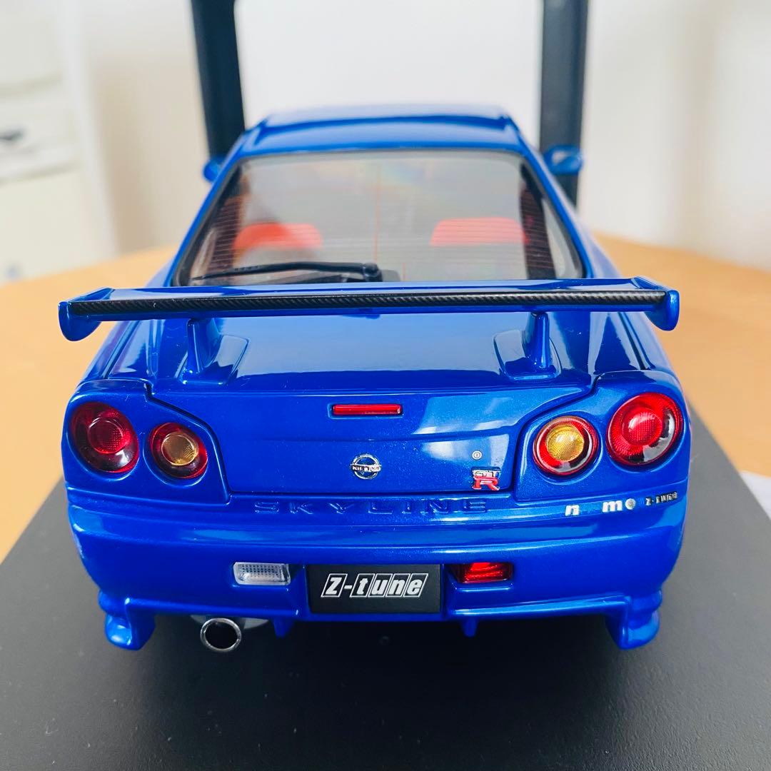 Nismo R34 スカイラインGT-R Z-tune ミニカー 1/18