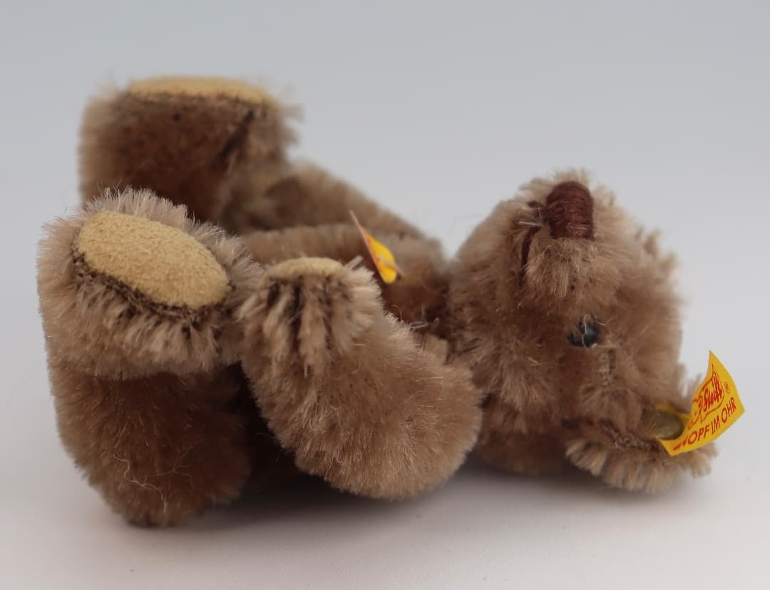 Steiff テディベア ブラウン1909年レプリカ・テディ黄色タグ9cm D