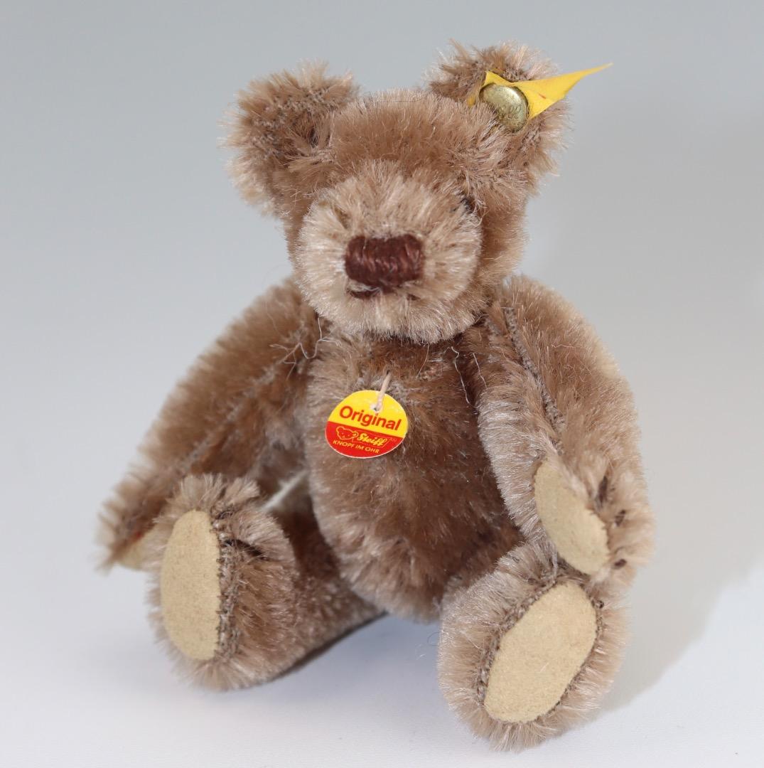 Steiff テディベア ブラウン1909年レプリカ・テディ黄色タグ9cm D