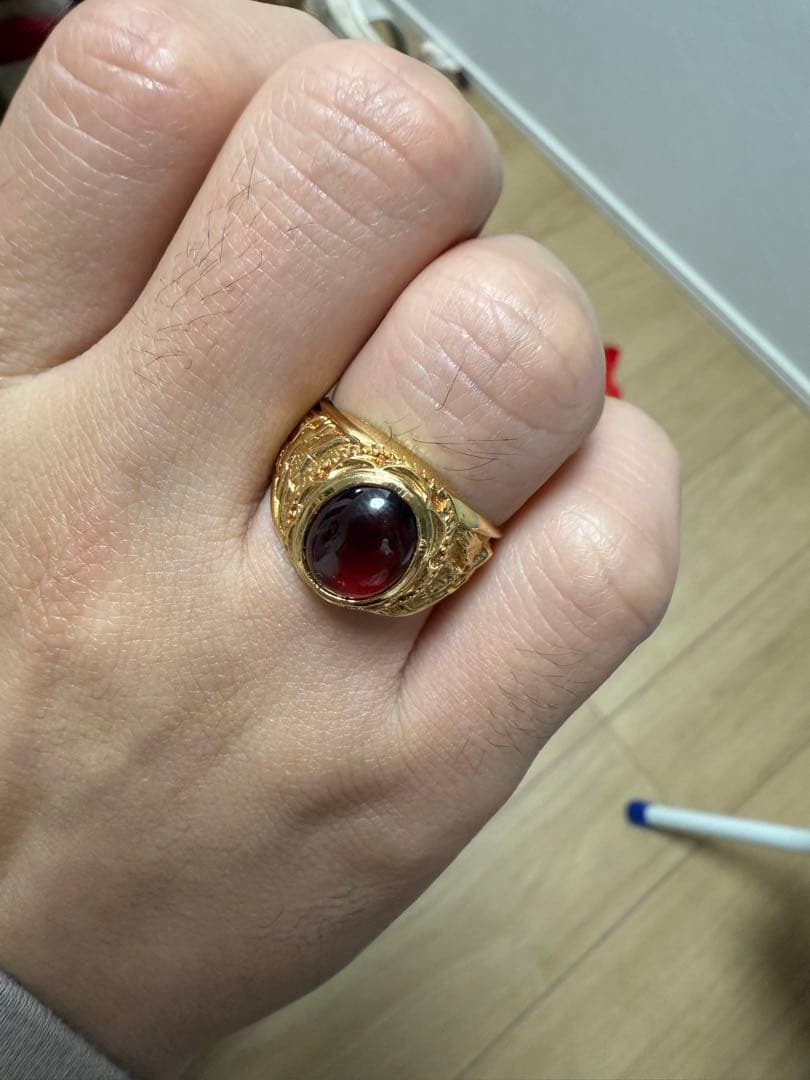 刻印ありK18 指輪