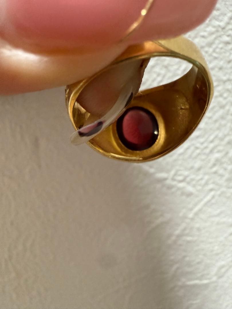 刻印ありK18 指輪