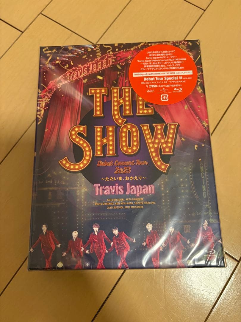 新品未開封アクスタ付TravisJapanライブTHESHOWブルーレイ