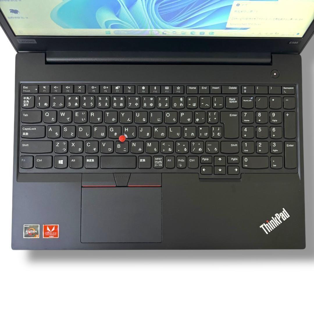 その他ノートPC本体 474/Lenovo/Ryzen3/ThinkPad E585/SSD512GB