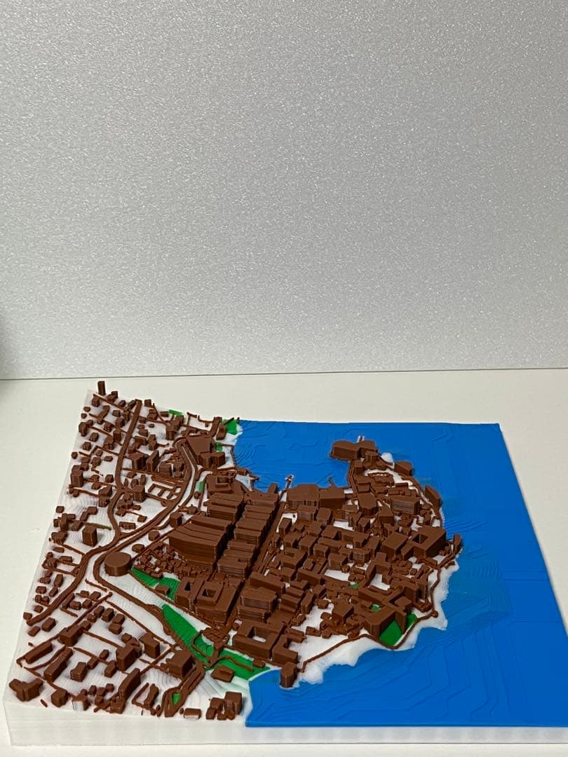 クロアチア ドゥブロクニク旧市街 のミニチュアジオラマ