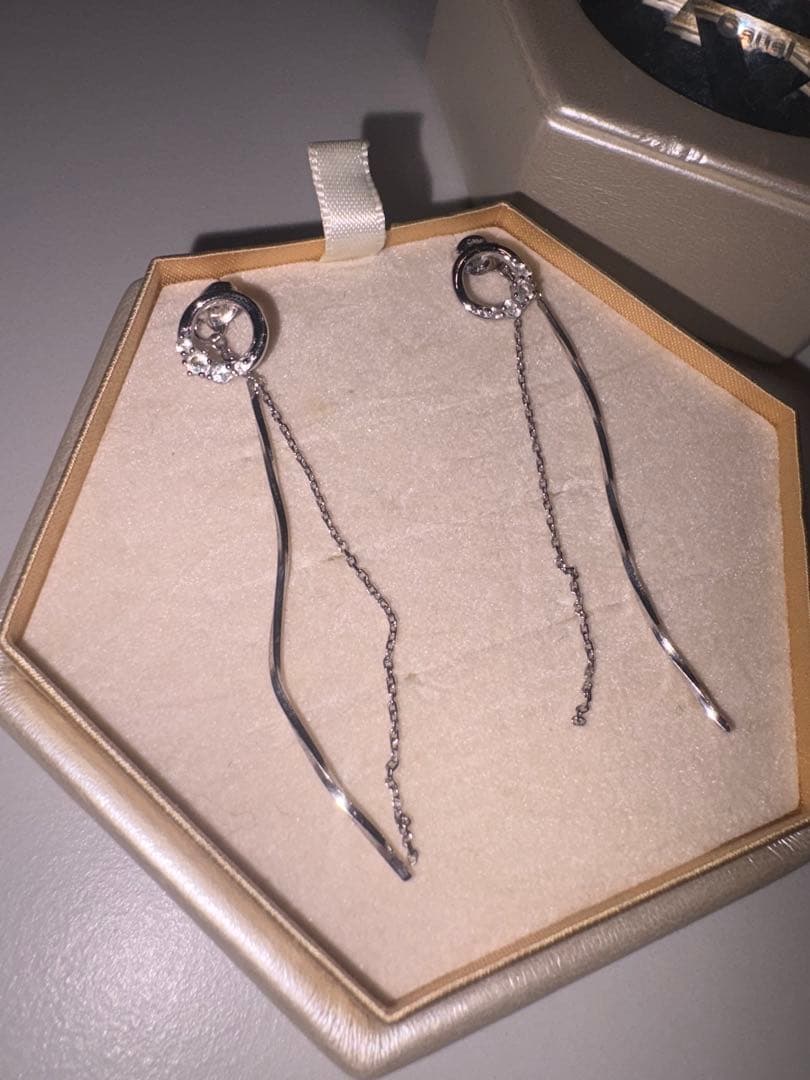 Canal k10 ホワイトゴールド ピアス