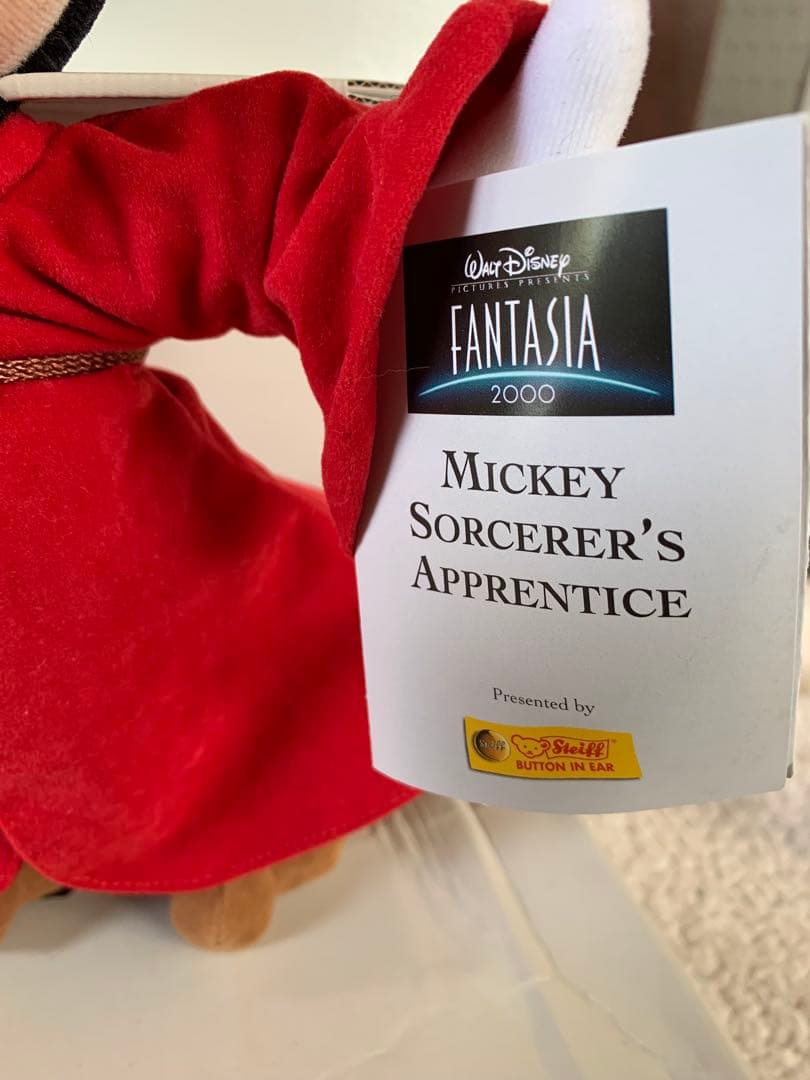 スタイフ社製ファンタジアミッキーマウス 2000年限定ぬいぐるみ