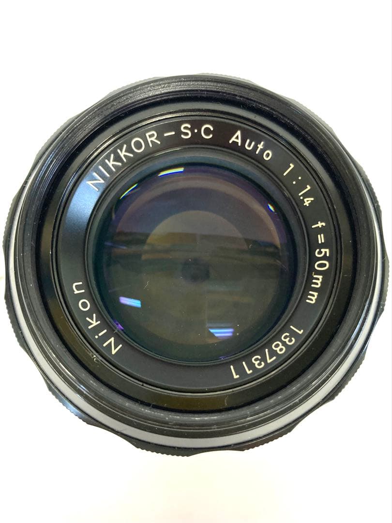 Nikon F 一眼レフフィルムカメラ ＋ NIKKOR S・C レンズ
