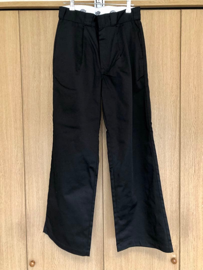 ok.soon×dickies wide chino pants (black)