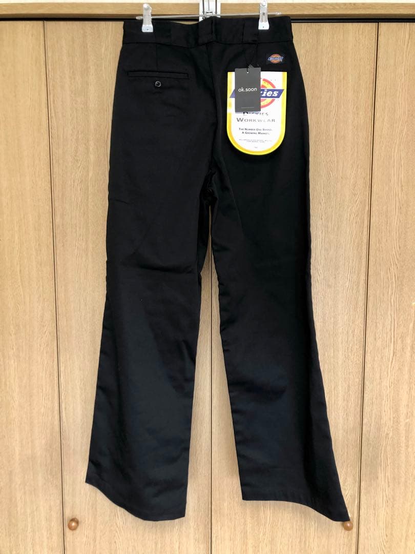 ok.soon×dickies wide chino pants (black)