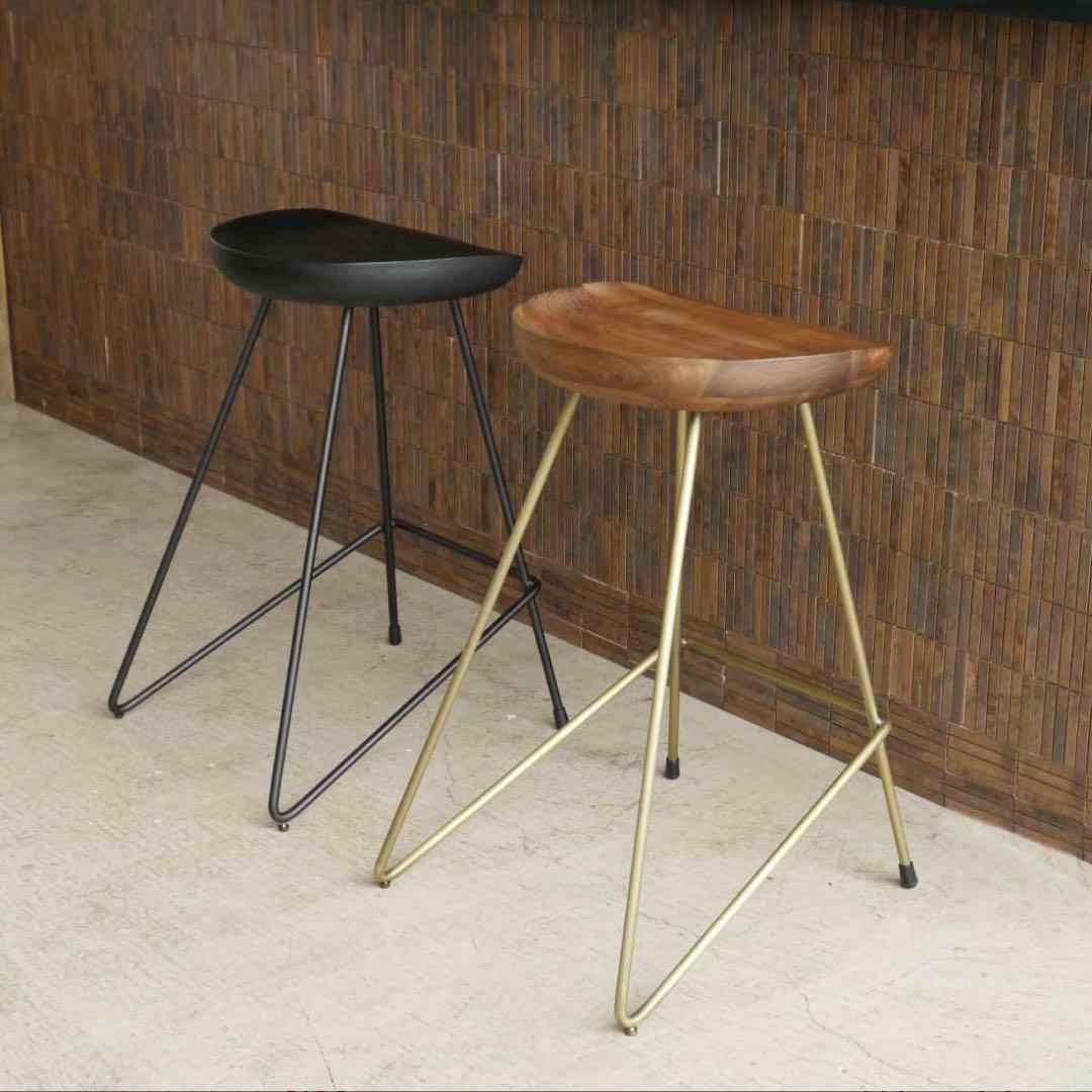 値下！GART(ガルト)マーラハイチェア ブラック カウンターチェア バーチェア