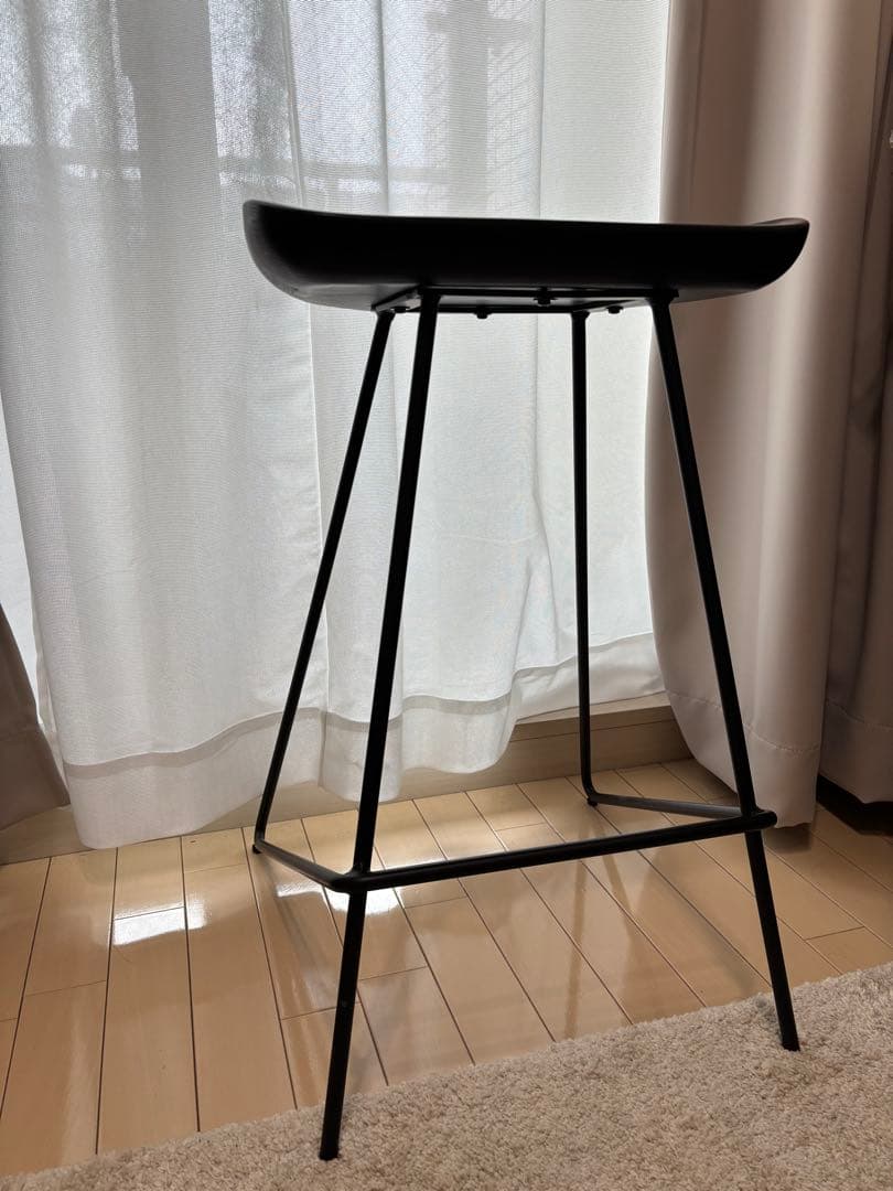 値下！GART(ガルト)マーラハイチェア ブラック カウンターチェア バーチェア