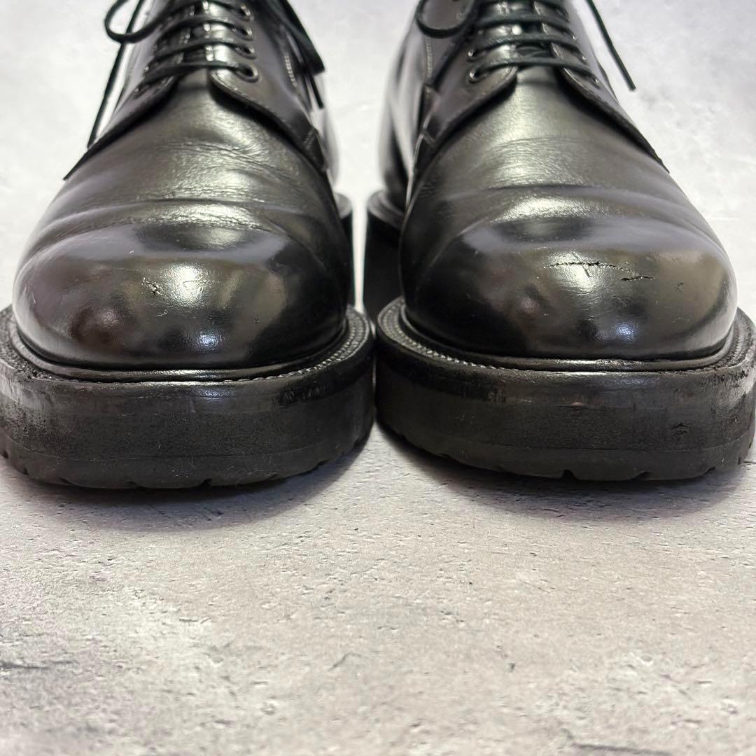 ダブルエイチ　WH (65) 革靴　レザーシューズ　プレーントゥ　レースアップ