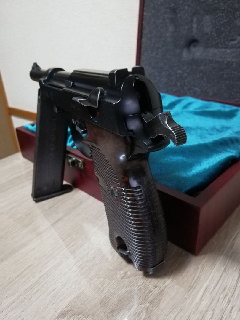 明日終了⭐マルゼン ワルサーP38 ガスブロカスタム⭐銃ケース付
