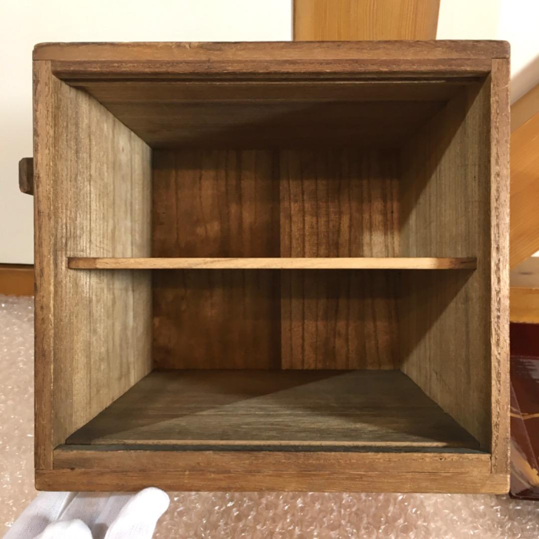 【四君子】時代漆器 盆 ２０枚 5枚1組4セット 木箱付き 布目盆 【美品】