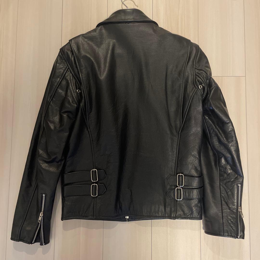 シングルライダースジャケット 黒