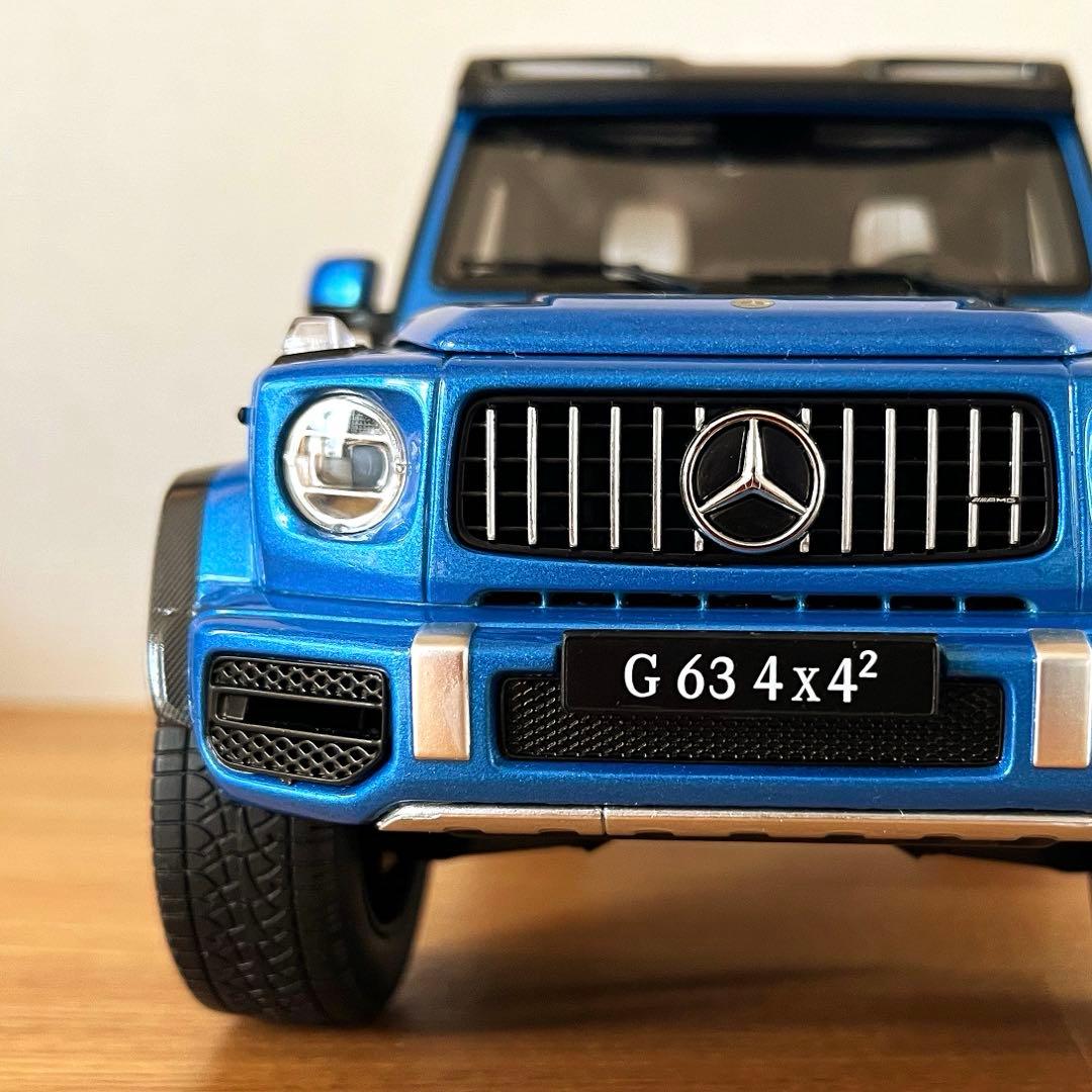 【ミニカー 美品】1/18 メルセデスベンツ AMG G63 4x4 Gクラス