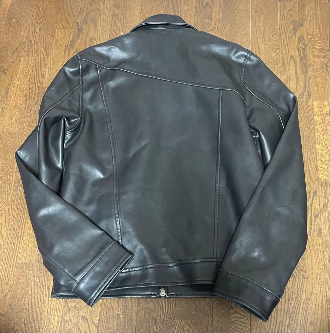美品　VOLCOM ライダース　本革レザージャケット