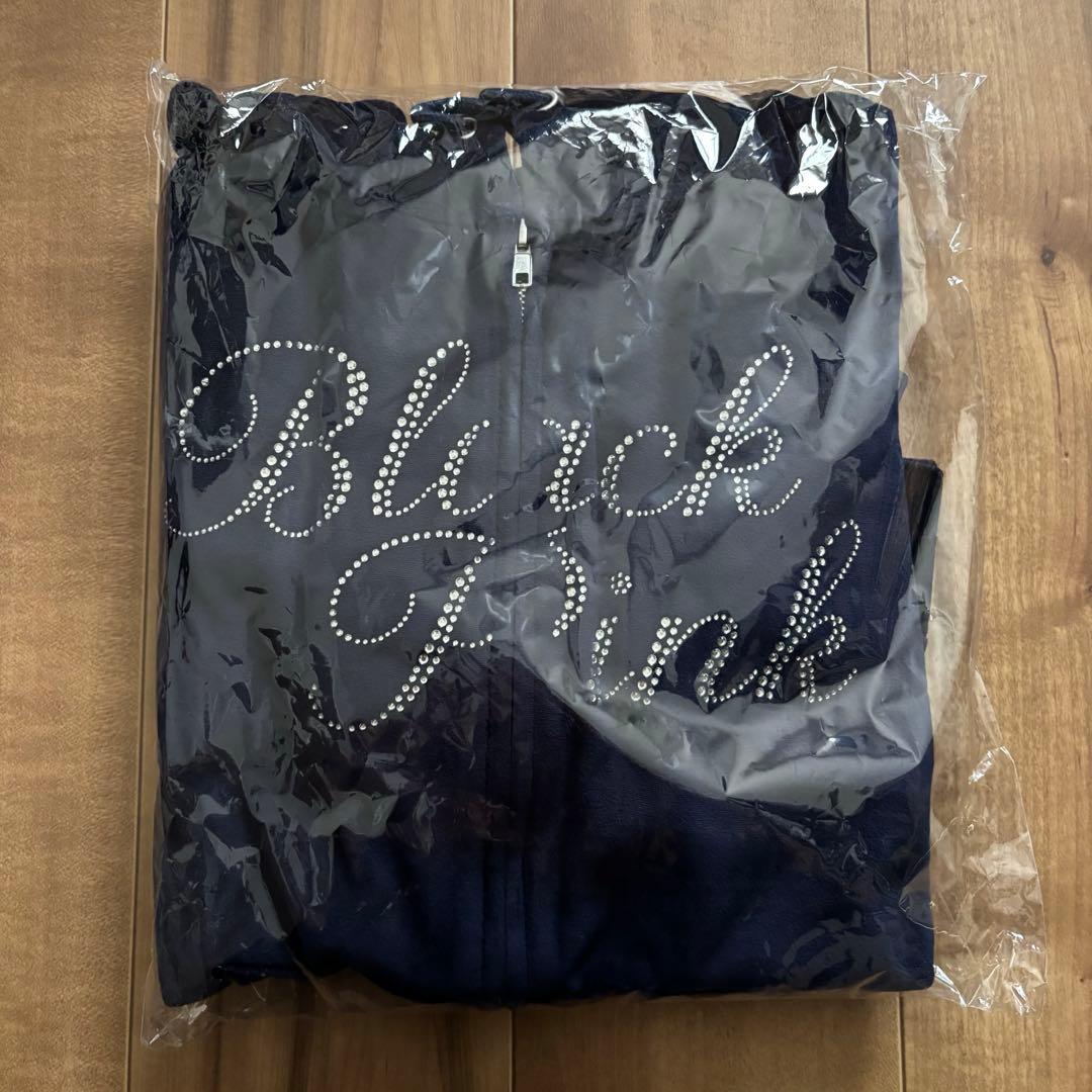 BLACKPINKブラックピンク POPUPベロア ジップアップフーディーM