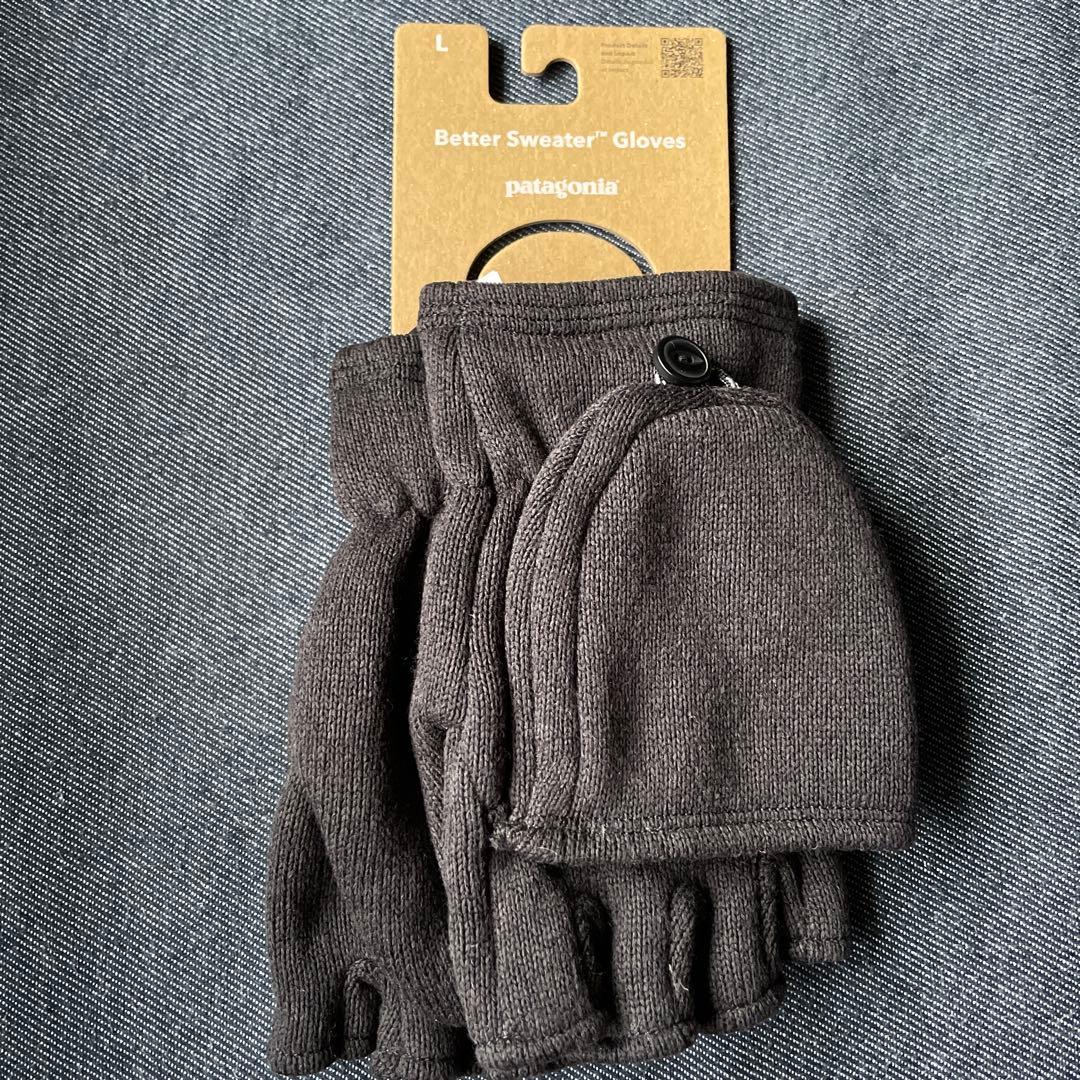 ⭐︎patagonia⭐︎BETTER SWEATER GLOVES 黒　Lサイズ