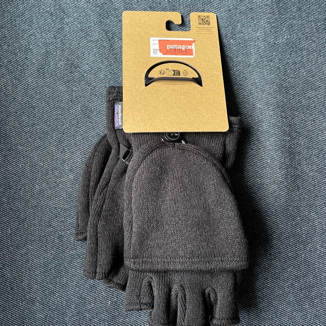 ⭐︎patagonia⭐︎BETTER SWEATER GLOVES 黒　Lサイズ