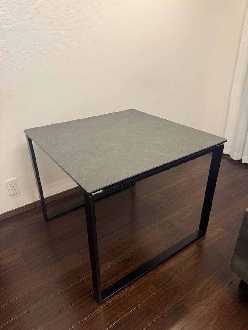 幅85 セラミックダイニングテーブル2人用 ニトリ