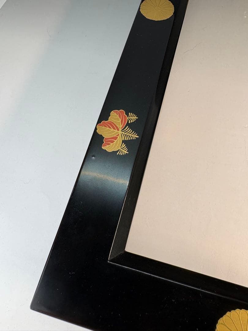 【中古品】表哲造　高台寺蒔絵　炉縁（共箱）★小さな漆割れ有★