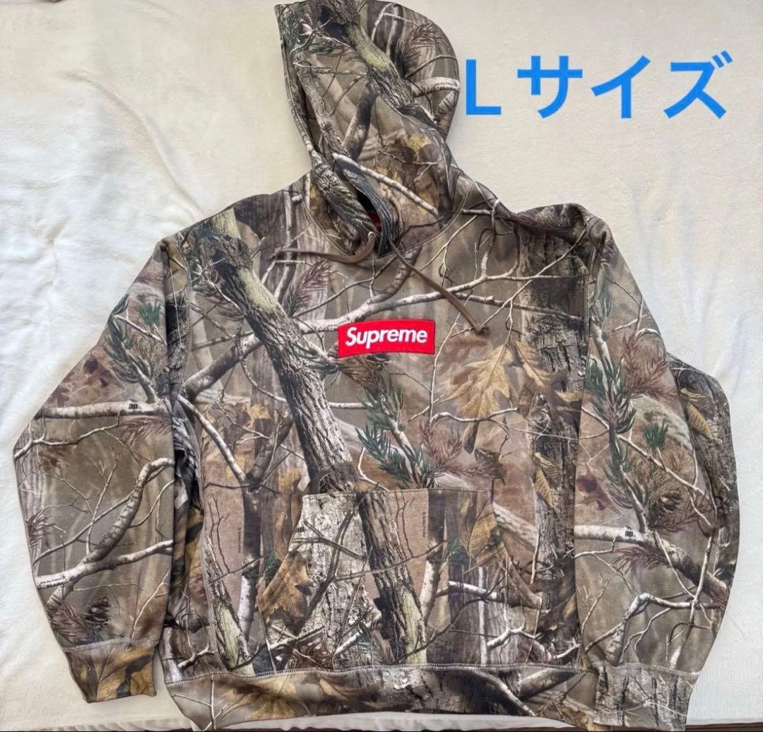 Supreme Box Logo Hooded Camo Lサイズ