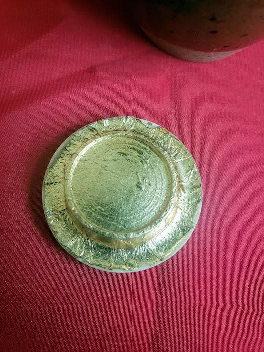 松本鉄山　古瀬戸茶入　仕覆付