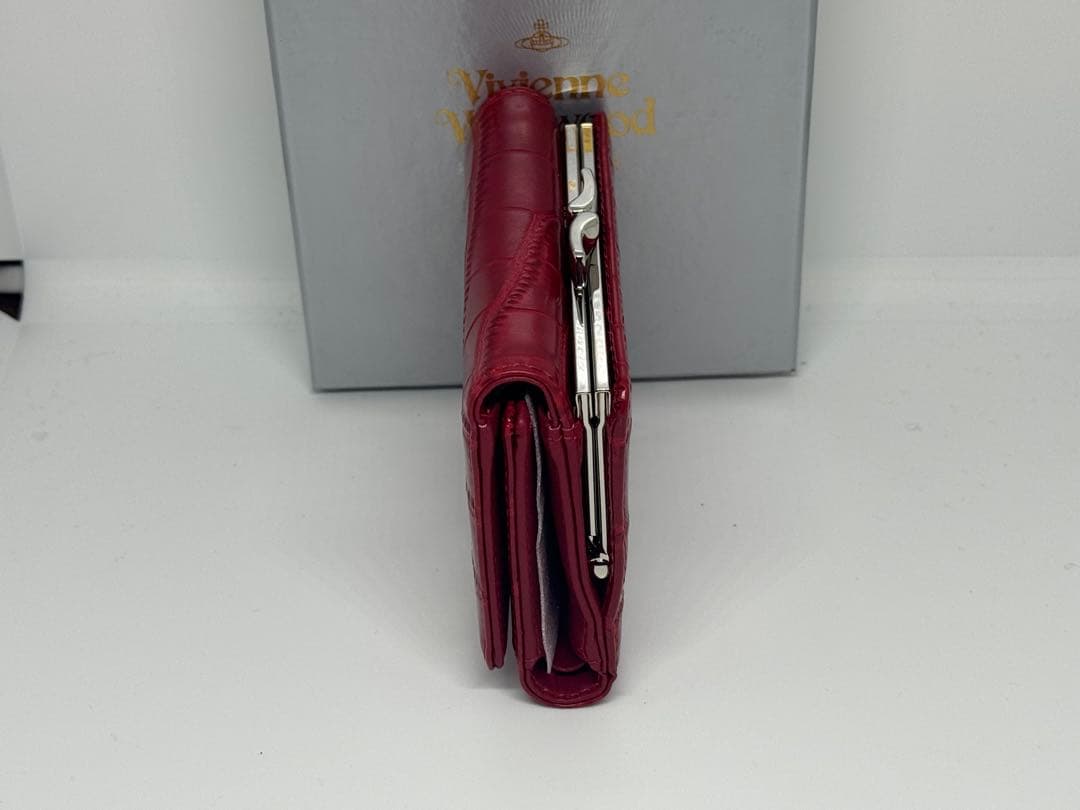 【新品未使用】Vivienne Westwood レッド 三つ折り財布