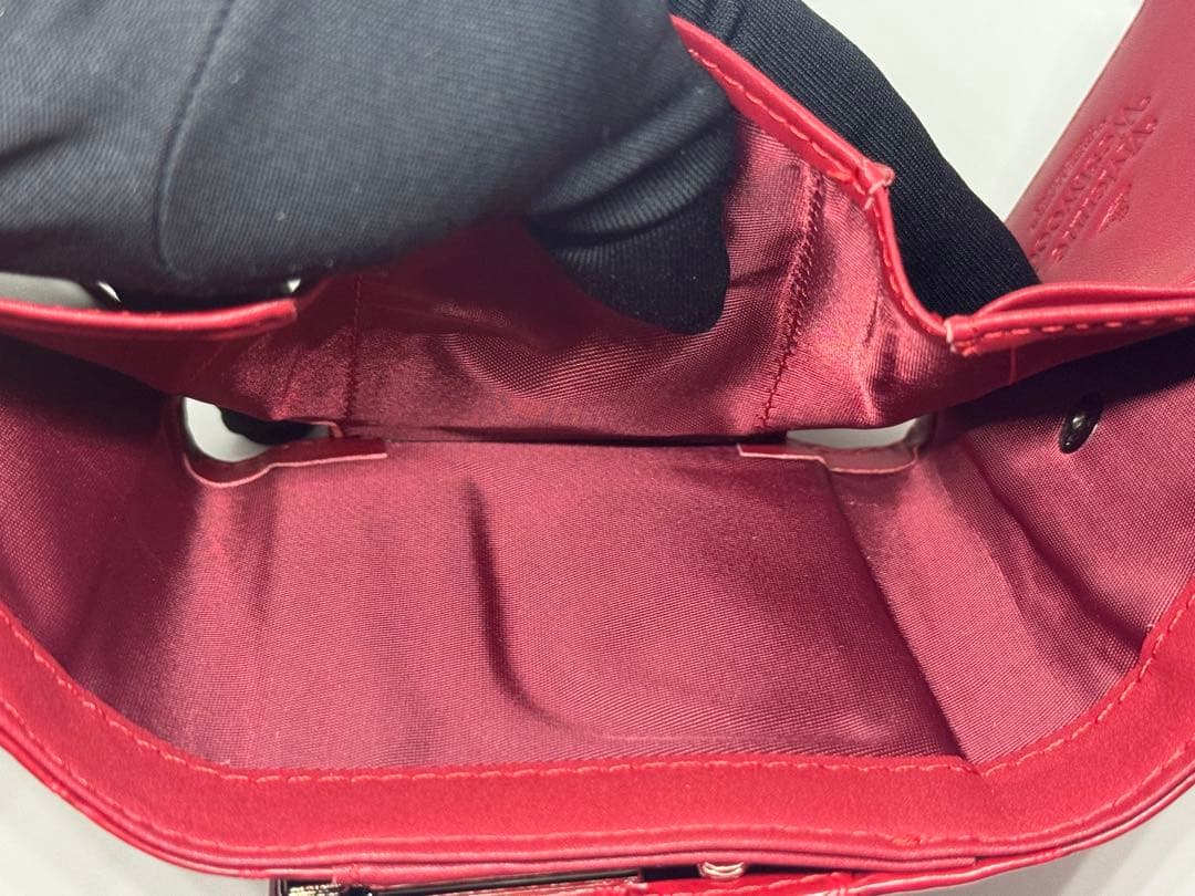 【新品未使用】Vivienne Westwood レッド 三つ折り財布