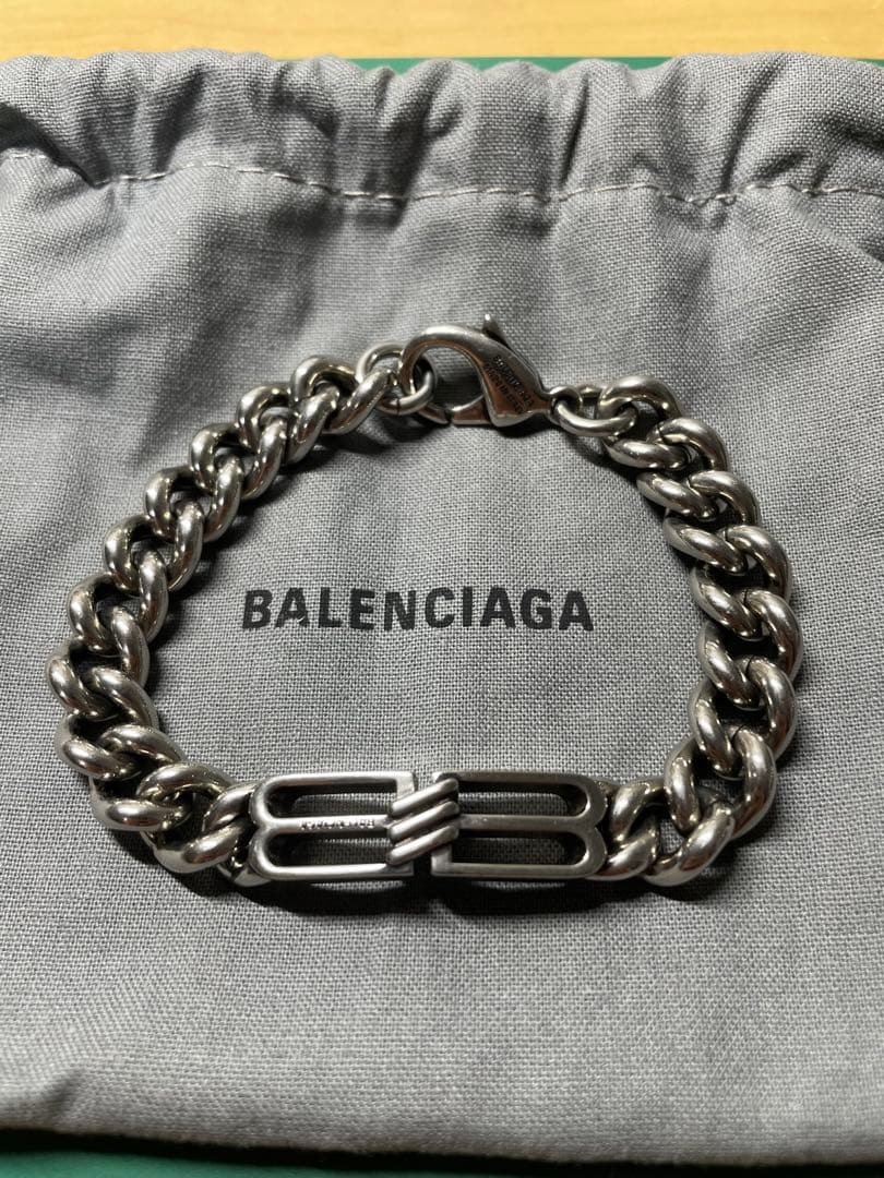 BALENCIAGA チェーンブレスレット 保存袋付き バレンシアガ