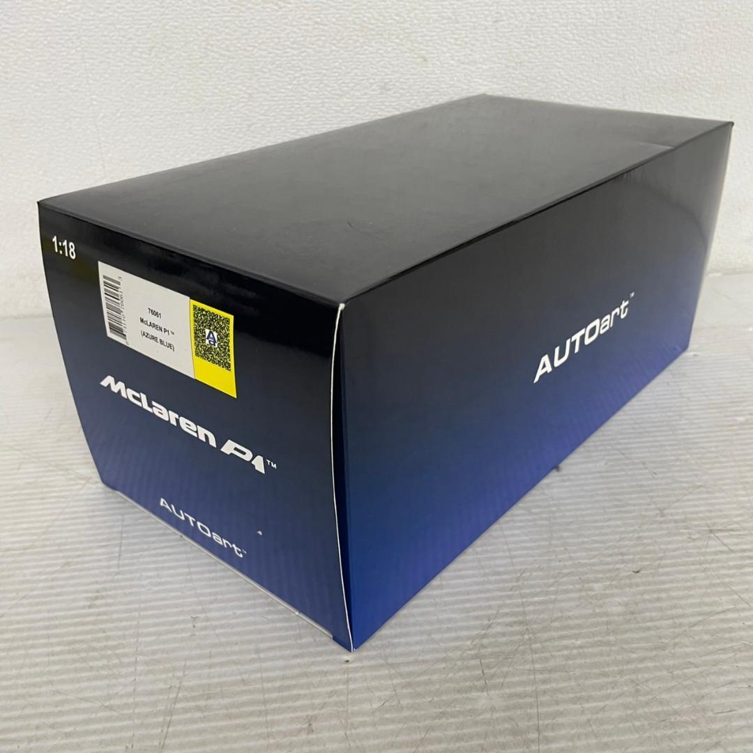 オートアート McLAREN P1 アザーブルー 1/18 ミニカー Y0949