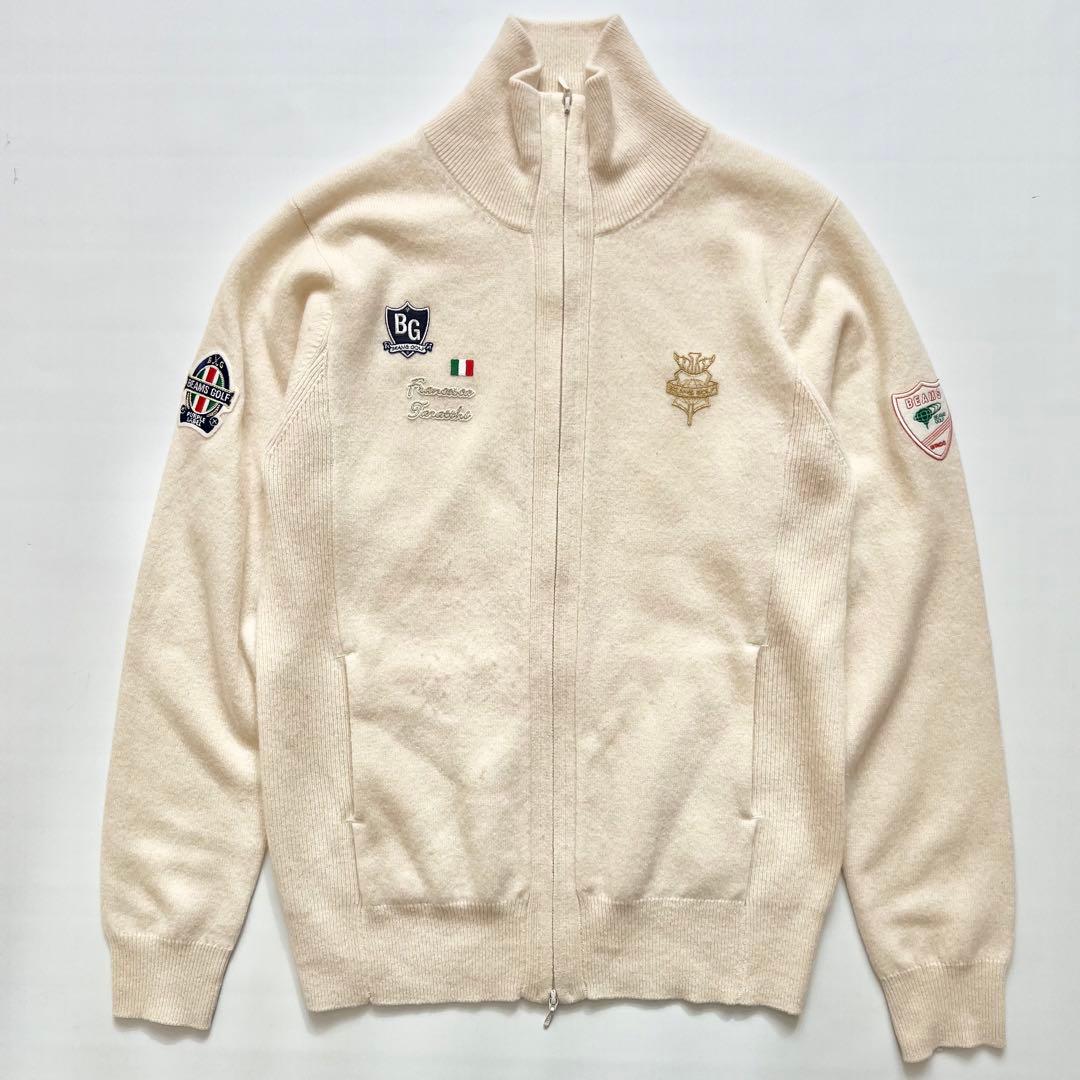 BEAMS GOLF ビームスゴルフ　カシミヤ100% ジップ　ジャケット　M