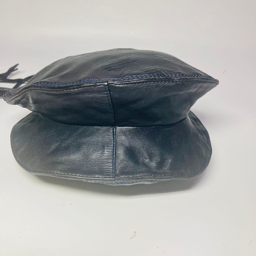 あゆ玉LOEWE ロエベ ショルダーバッグ ナッパレザー アナグラム 巾着