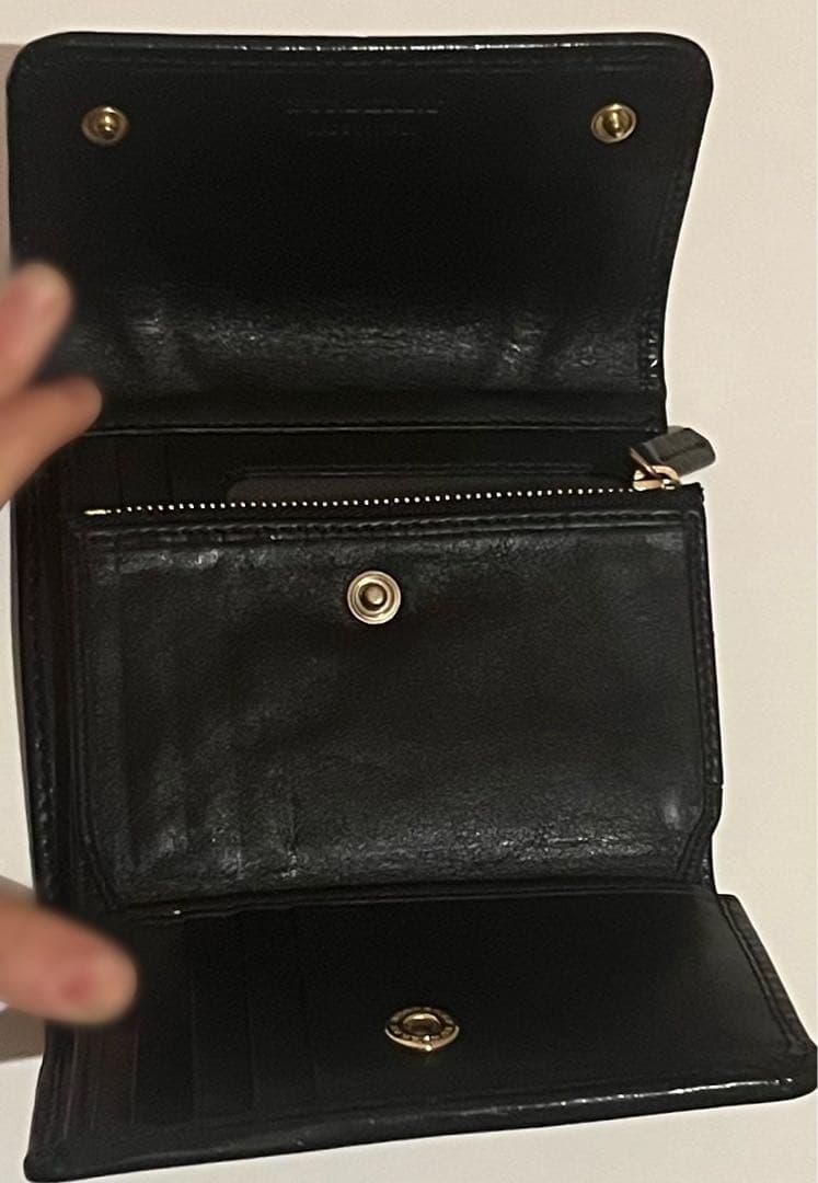 Burberry 三つ折り財布 ベージュ/ブラック