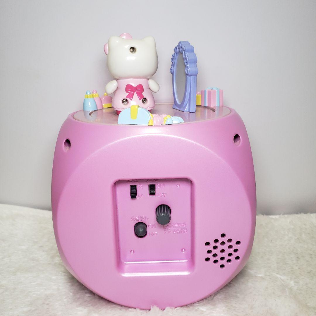 超激レア 動作確認済 サンリオ ハローキティ 回る 動く仕掛け 時計