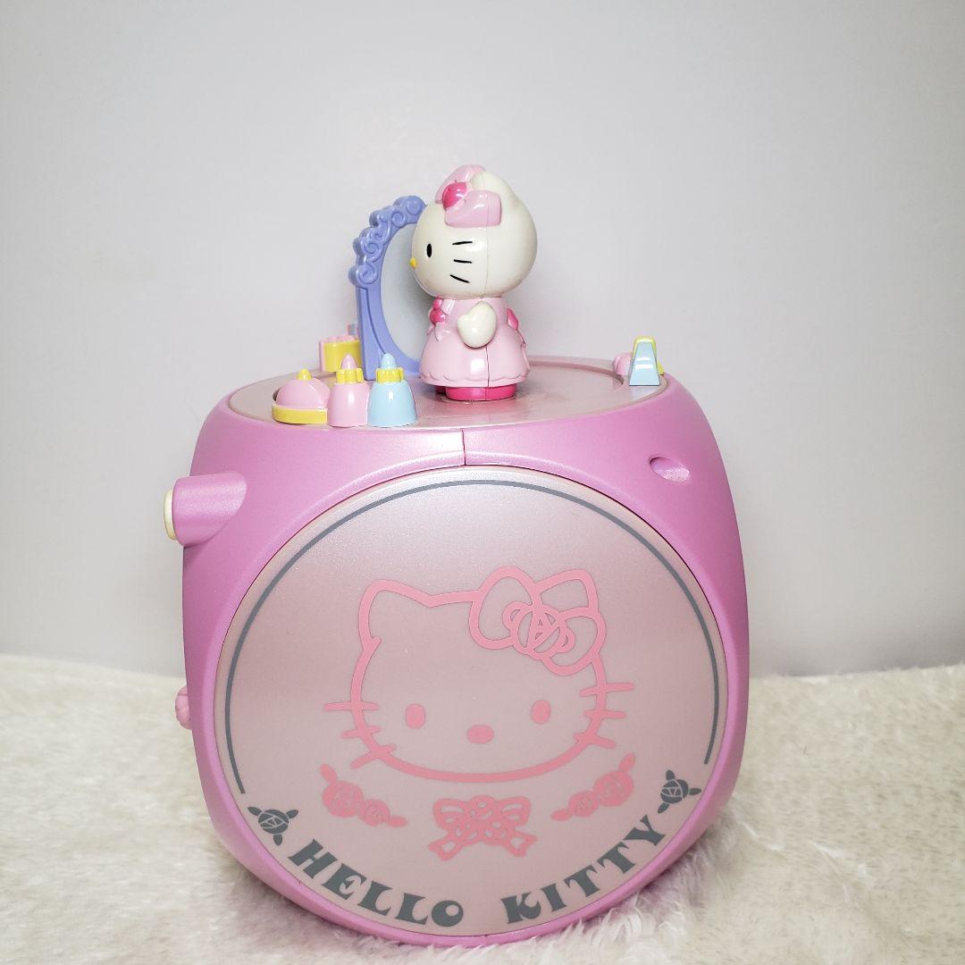 超激レア 動作確認済 サンリオ ハローキティ 回る 動く仕掛け 時計
