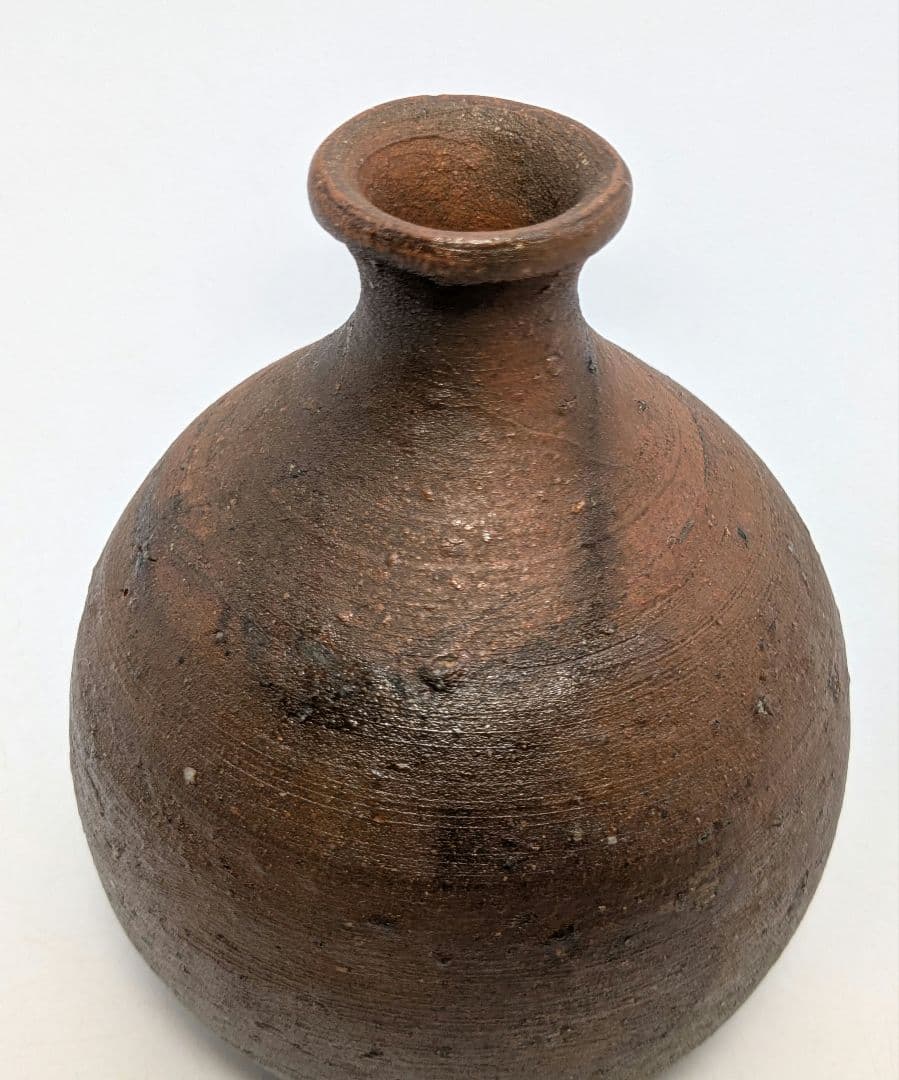 岡山県重要無形文化財 藤原建 備前焼 徳利 共箱 とっくり 酒器 食器 花器