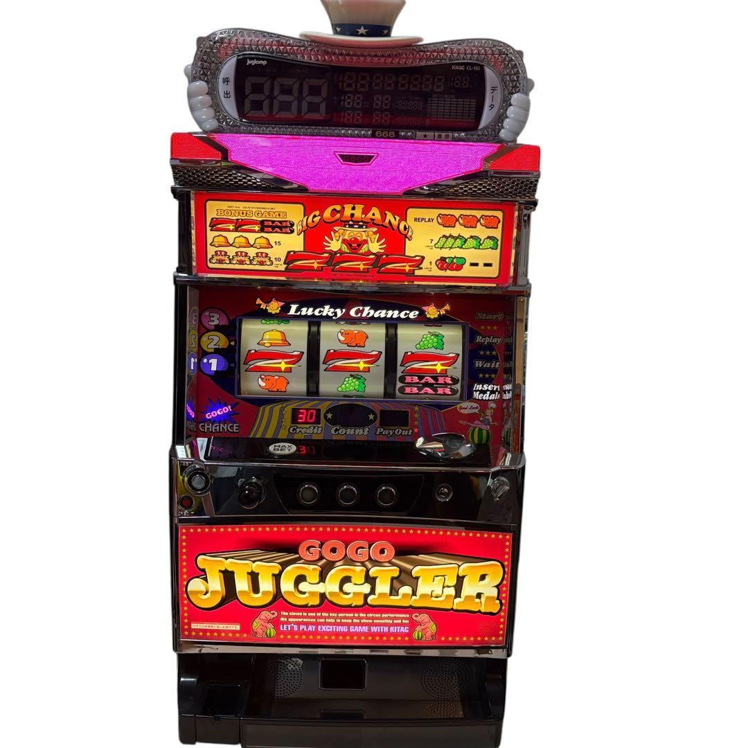 希少　パチスロ実機　ゴーゴージャグラー2 不要機付き